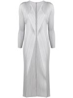 Pleats Please Issey Miyake Vest met open voorkant - Grijs - thumbnail