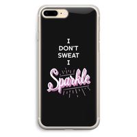 Sparkle quote: iPhone 7 Plus Transparant Hoesje