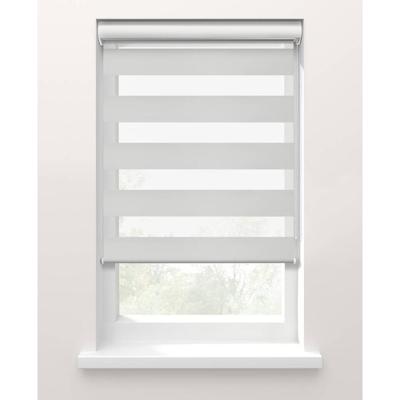 Leen Bakker - Fenstr Duo Rolgordijn Nice Lichtdoorlatend - (10044) - Polyester - Wit - 120x10x10 Cm