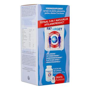 Fat Target Voedingssupplement Vetverbranding 180 Capsules