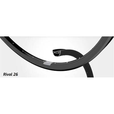 Rigida Velg ryde 28 (622) rival-26 36/14 zwart (ongeslepen)