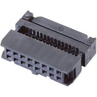 TRU COMPONENTS TC-2521015 Pinconnector Met trekonlasting Rastermaat: 2.54 mm Totaal aantal polen: 20 Aantal rijen: 2 100 stuk(s)