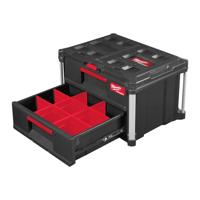 Milwaukee PACKOUT™ Gereedschapskoffer met twee lades - 4932472129