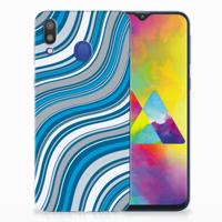 Samsung Galaxy M20 (Power) | TPU bumper | Waves Blue