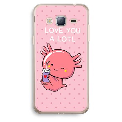 Love You A Lotl: Samsung Galaxy J3 (2016) Transparant Hoesje