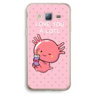 Love You A Lotl: Samsung Galaxy J3 (2016) Transparant Hoesje Love You A Lotl: Samsung Galaxy J3 (2016) Transparant Hoesje