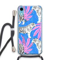 Tijger: iPhone XR Transparant Hoesje met koord