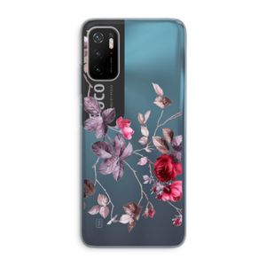 Mooie bloemen: Xiaomi Poco M3 Pro 5G Transparant Hoesje