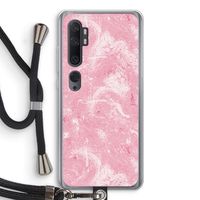 Abstract Painting Pink: Xiaomi Mi Note 10 Transparant Hoesje met koord