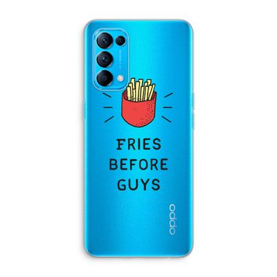 Fries before guys: Oppo Find X3 Lite Transparant Hoesje