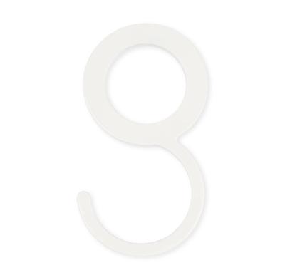 Garderobehaak wit voor buis Ø25 mm - per stuk