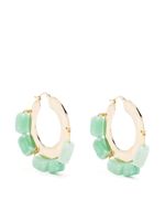 Jil Sander boucles d'oreilles à ornements en cristal