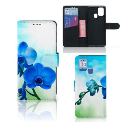 Samsung Galaxy M31 Hoesje Orchidee Blauw - Cadeau voor je Moeder