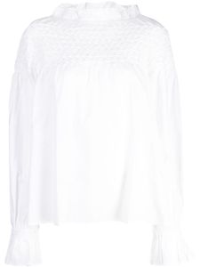 Merlette blouse Majorelle en coton - Blanc