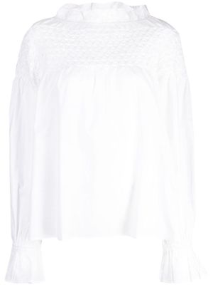 Merlette blouse Majorelle en coton - Blanc