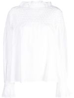 Merlette blouse Majorelle en coton - Blanc