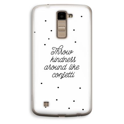 Confetti: LG K10 (2016) Transparant Hoesje