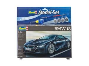 Revell Model Set BMW i8 Sportwagen miniatuur Montagekit 1:24