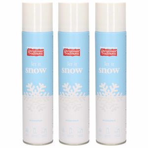 5x Sneeuwspray/spuitsneeuw bussen 300 ml