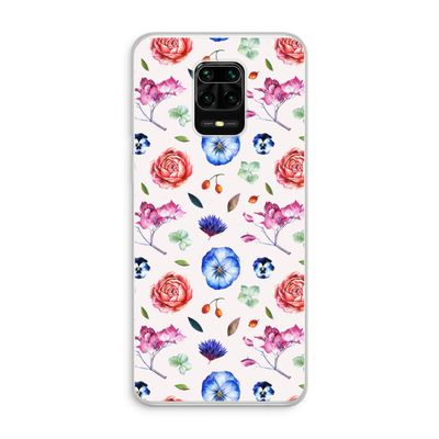 Bloemetjes: Xiaomi Redmi Note 10 Lite Transparant Hoesje
