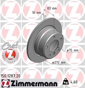 Remschijf Coat Z 150128720