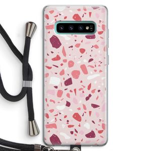 Terrazzo N°15: Samsung Galaxy S10 Plus Transparant Hoesje met koord