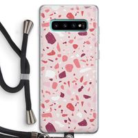 Terrazzo N°15: Samsung Galaxy S10 Plus Transparant Hoesje met koord