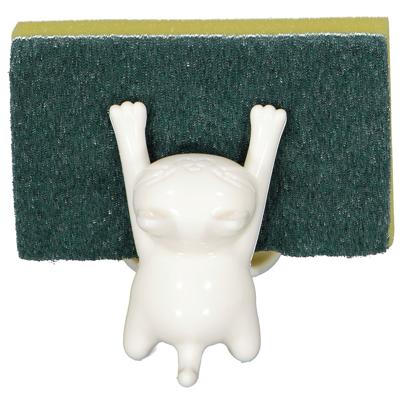 Sponshouder met spons - Wit