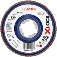 Bosch Accessoires Lamellenschijf X551 125mm G120 kunststof recht X-LOCK - 2608619818