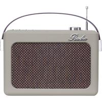 Silva Schneider Mono 1968 BT Radio FM AUX, Bluetooth, USB, SD Oplaadbaar, Wekfunctie Grijs