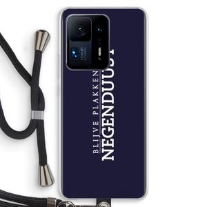 Blijve plakken in Negenduust: Xiaomi Mi Mix 4 Transparant Hoesje met koord