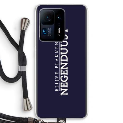 Blijve plakken in Negenduust: Xiaomi Mi Mix 4 Transparant Hoesje met koord
