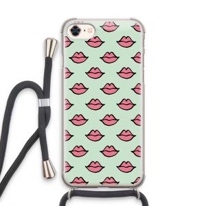 Lipjes: iPhone 7 Transparant Hoesje met koord