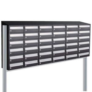 Allux Hive Set 6-Breed, 6-Hoog Met Dak Op Statief Zwart - 40030070_6x6ds