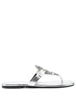 Tory Burch sandales Miller à plaque logo - Gris - thumbnail