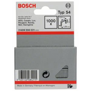 Bosch Accessories 2609200221 Nieten met plat draad Type 54 1000 stuk(s) Afm. (l x b) 12 mm x 12.9 mm