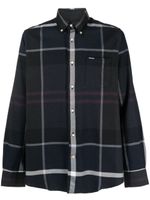 Barbour chemise en coton Dunoon à motif tartan - Bleu - thumbnail