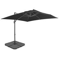 VidaXL Parasol met draagbare voet antracietkleurig
