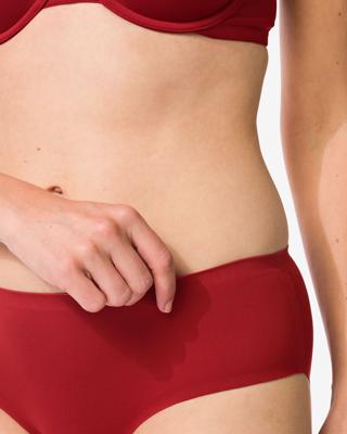 HEMA Dameshipster second skin micro donkerrood (donkerrood)