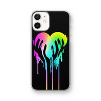 Hold My Heart: iPhone 12 mini Transparant Hoesje