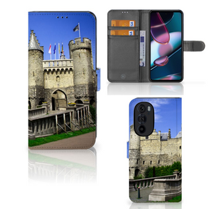 Motorola Edge 30 Pro Flip Cover Kasteel