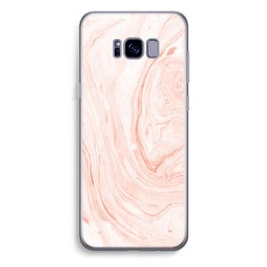 Peach bath: Samsung Galaxy S8 Plus Transparant Hoesje