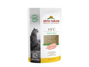 Almo Nature HFC kat pouch kipfilet 55gr