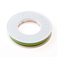 Coroplast 302 tape groen/geel 15mm x25 meter - thumbnail