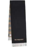 Burberry écharpe réversible en cachemire à motif House Check - Marron