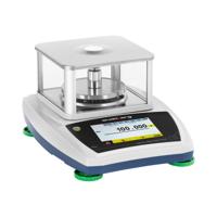 precisieweegschaal- 300 g / 0.001 g - Ø 98 mm - touchscreen LCD - glazen windscherm