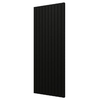 Plieger Designradiator Cavallino Retto Dubbel 2146 Watt Middenaansluiting 200x75,4 cm Mat Zwart