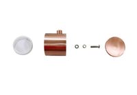 Saniclear Copper temperatuurknop tbv badkraan & regendouche opbouw - thumbnail