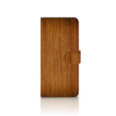 OnePlus 13 | Book Style Case | Donker Hout | Portemonnee hoesje