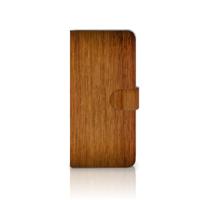 OnePlus 13 | Book Style Case | Donker Hout | Portemonnee hoesje